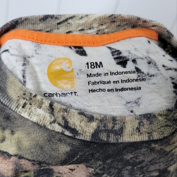 Carhartt Green Camo Orange Print Creeper - Picture 4 of 4